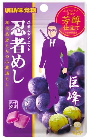 [N-0114] UHA 미각당 닌자메시 거봉맛 20gX10봉지